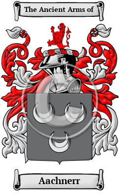 Aachnerr Family Crest/Coat of Arms