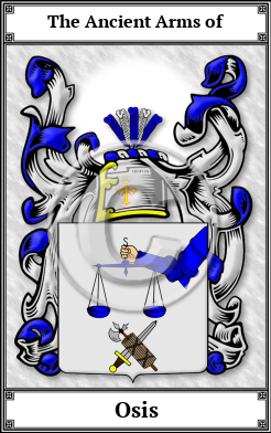 Osis Family Crest Download (JPG)  Book Plated - 150 DPI