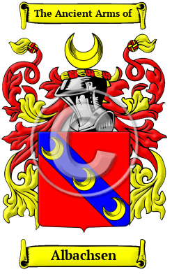 Albachsen Family Crest/Coat of Arms