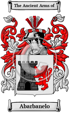 Abarbanelo Family Crest/Coat of Arms