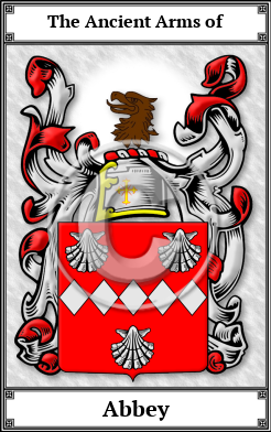 Abbey Family Crest Download (JPG)  Book Plated - 150 DPI