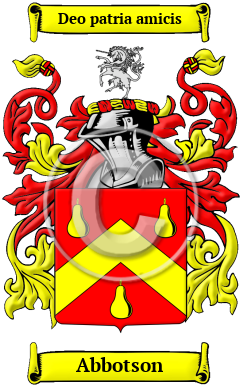 Abbotson Family Crest/Coat of Arms