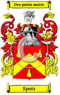 Epots Family Crest/Coat of Arms