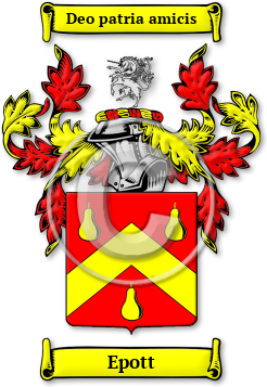Epott Family Crest Download (jpg) Legacy Series - 150 DPI