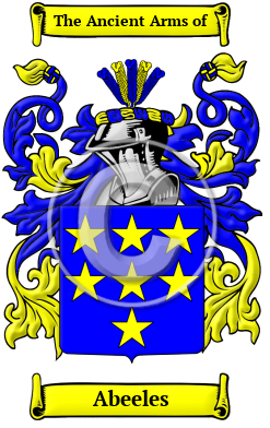 Abeeles Family Crest/Coat of Arms