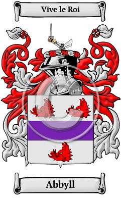 Abbyll Family Crest/Coat of Arms