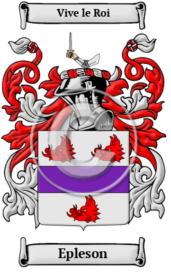 Epleson Family Crest/Coat of Arms