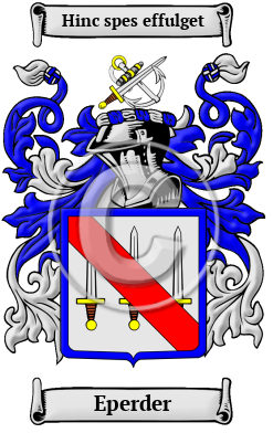 Eperder Family Crest/Coat of Arms