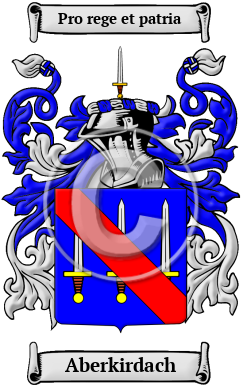 Aberkirdach Family Crest/Coat of Arms
