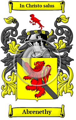 Abrenethy Family Crest/Coat of Arms