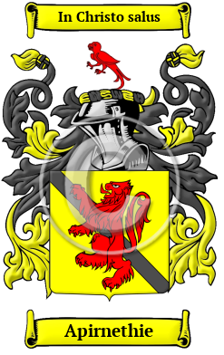 Apirnethie Family Crest/Coat of Arms