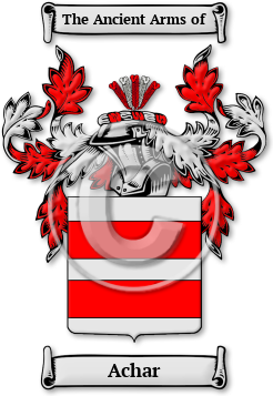 Achar Family Crest Download (jpg) Legacy Series - 150 DPI