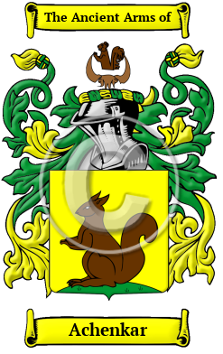 Achenkar Family Crest/Coat of Arms