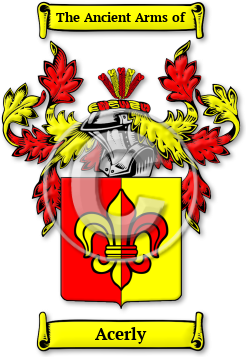 Acerly Family Crest Download (jpg) Legacy Series - 150 DPI