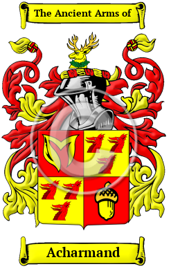 Acharmand Family Crest/Coat of Arms