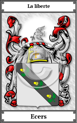 Ecers Family Crest Download (JPG)  Book Plated - 150 DPI