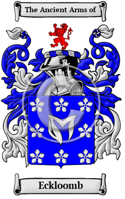 Eckloomb Family Crest/Coat of Arms