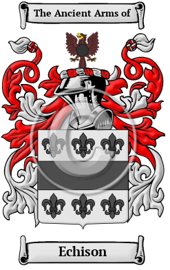 Echison Family Crest/Coat of Arms