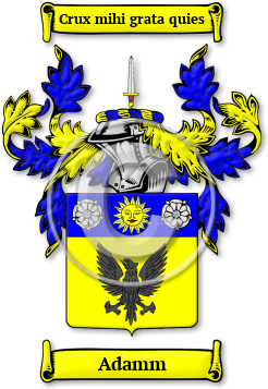Adamm Family Crest Download (JPG) Legacy Series - 600 DPI