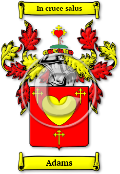 Adams Family Crest Download (jpg) Legacy Series - 150 DPI
