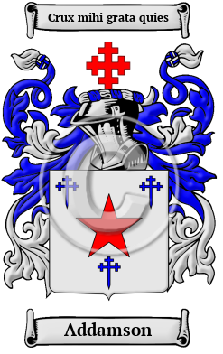Addamson Family Crest/Coat of Arms