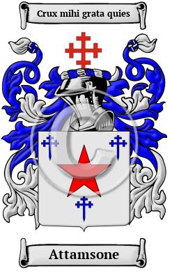 Attamsone Family Crest/Coat of Arms