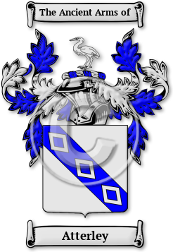 Atterley Family Crest Download (jpg) Legacy Series - 150 DPI