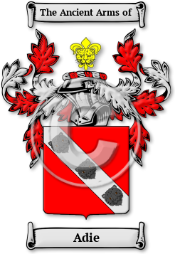 Adie Family Crest Download (jpg) Legacy Series - 150 DPI
