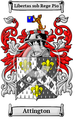 Attington Family Crest/Coat of Arms