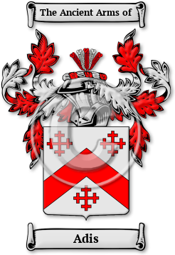 Adis Family Crest Download (JPG) Legacy Series - 300 DPI