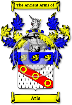 Atis Family Crest Download (jpg) Legacy Series - 150 DPI