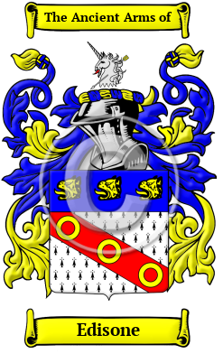Edisone Family Crest/Coat of Arms