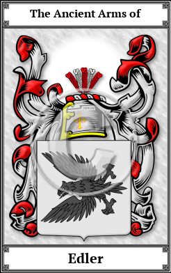Edler Family Crest Download (JPG)  Book Plated - 150 DPI