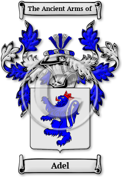 Adel Family Crest Download (jpg) Legacy Series - 150 DPI