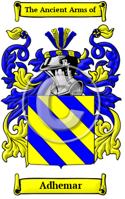 Adhemar Family Crest/Coat of Arms