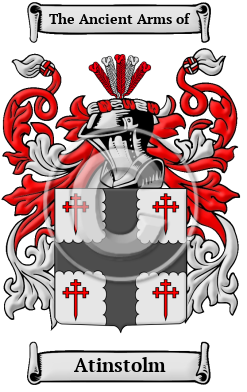 Atinstolm Family Crest/Coat of Arms