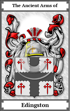 Edingston Family Crest Download (JPG)  Book Plated - 150 DPI