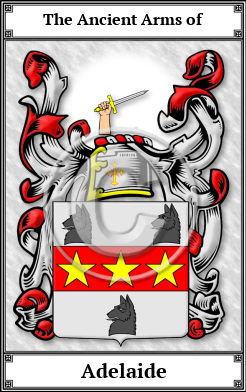Adelaide Family Crest Download (JPG) Book Plated - 600 DPI