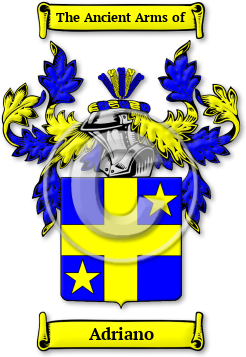 Adriano Family Crest Download (JPG) Legacy Series - 600 DPI