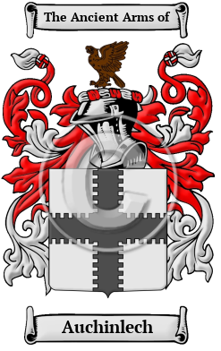 Auchinlech Family Crest/Coat of Arms