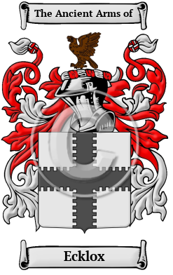 Ecklox Family Crest/Coat of Arms