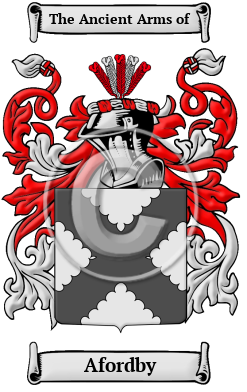 Afordby Family Crest/Coat of Arms