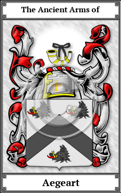 Aegeart Family Crest Download (JPG)  Book Plated - 150 DPI