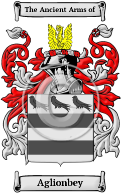 Aglionbey Family Crest/Coat of Arms