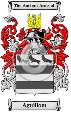 Aguillom Family Crest/Coat of Arms