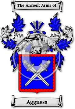 Aggness Family Crest Download (jpg) Legacy Series - 150 DPI