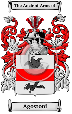 Agostoni Family Crest/Coat of Arms