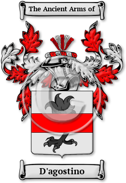 D'agostino Family Crest Download (jpg) Legacy Series - 150 DPI