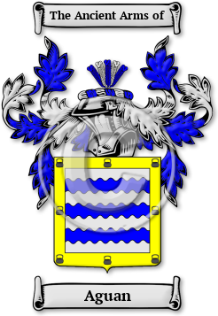 Aguan Family Crest Download (JPG) Legacy Series - 600 DPI
