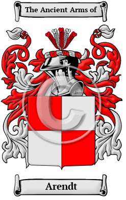 Arendt Family Crest/Coat of Arms